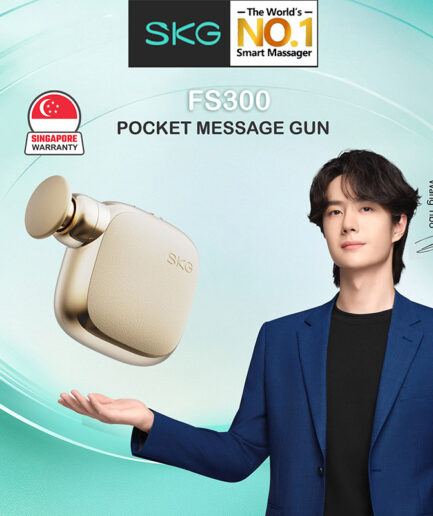 Wang Yi Bo with SKG FS300 Pocket Massage Gun